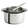 Série de 3 casseroles amovibles inox Casteline, Cristel