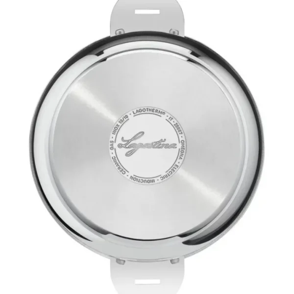 Série de 3 casseroles avec couvercles et poignée Salvaspazio+, Lagostina