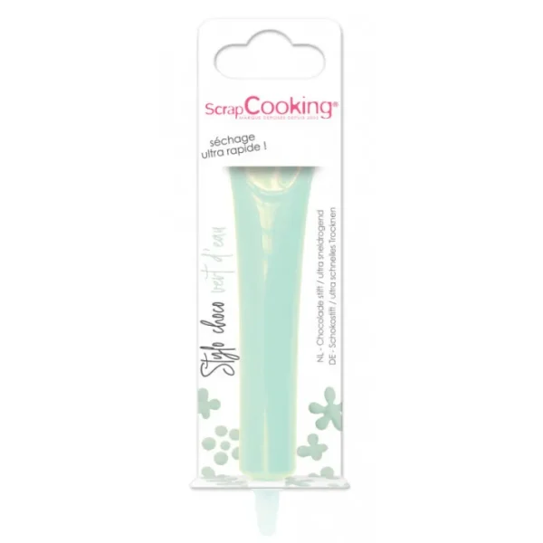 Stylo goût choco Vert d'eau, ScrapCooking