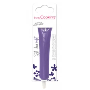 Stylo goût choco violet, ScrapCooking