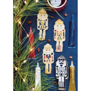 4 stylos déco Bleu, Rouge, Doré, Blanc, ScrapCooking