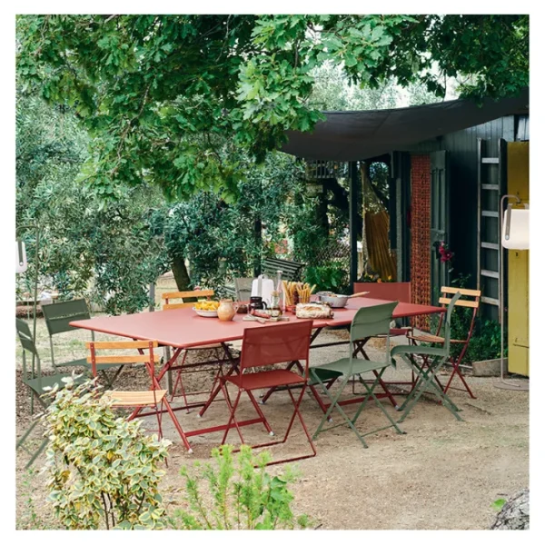 Table Caractère pliante 128x128 cm, Fermob