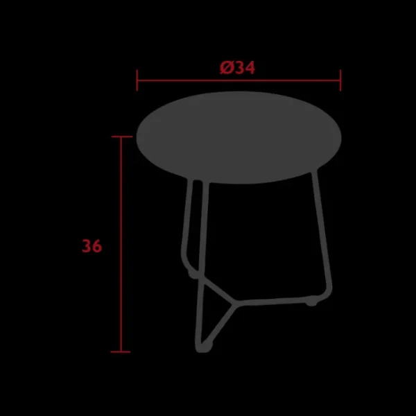 Table d'appoint Cocotte, Fermob