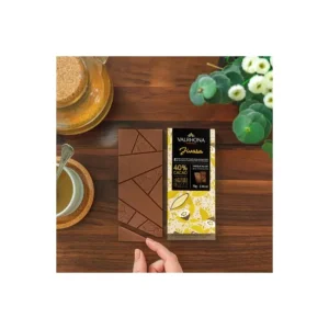 Tablette chocolat lait Jivara 40%, Valrhona
