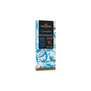 Tablette chocolat noir Caraïbe 66%, Valrhona