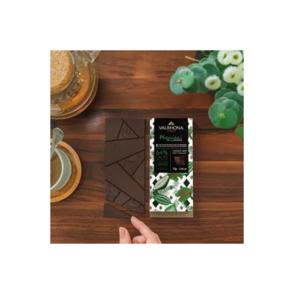 Tablette chocolat noir Manjari 64%, Valrhona