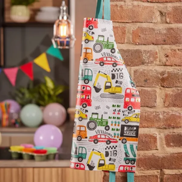 Tablier enfant PVC Just Keep Trucking, Ulster Weavers