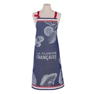 Tablier Gastronomie Bleu, Le Jacquard Français