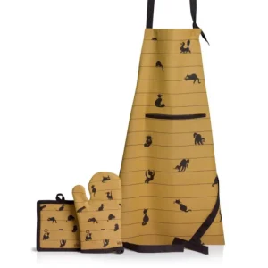 Tablier Partition de chats cannelle Dubout, Winkler