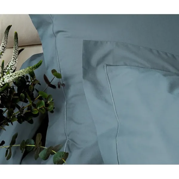 Taie d'oreiller Percale Vexin Orage, Anne de Solène