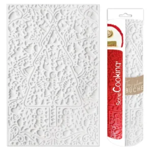 Tapis 3D silicone Bûche Noël, Scrapcooking