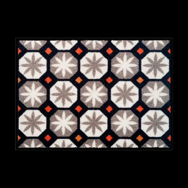 Tapis de patio Ciment, Derrière la porte
