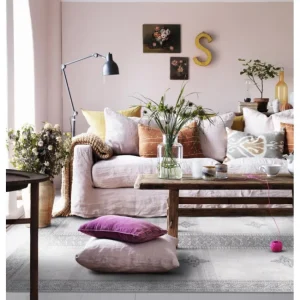 Tapis en vinyle Ema White, Beija Flor