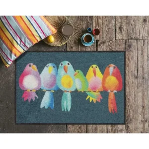 Tapis 50x75cm Rainbow Birds, Salonloewe Efia