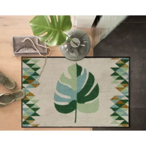 Tapis 50x75cm Wild Monstera green, Salonloewe Efia
