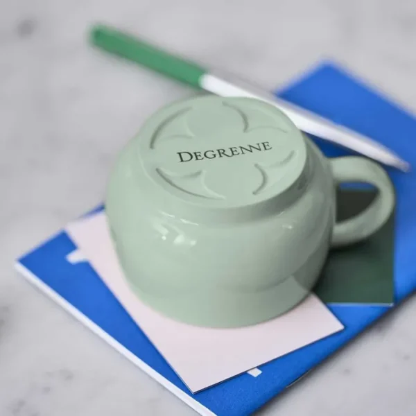 Tasse déjeuner 39cl Empiléo Vert Amande, Degrenne Paris
