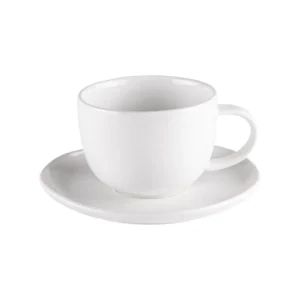 Tasse et sous-tasse à thé Ecume, Table Passion