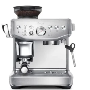 the Barista Express™ Impress inox brossé, Sage