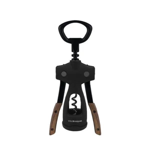 Tire-bouchon à bras Noir Bois, Vin Bouquet
