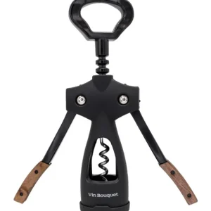 Tire-bouchon à bras Noir Bois, Vin Bouquet