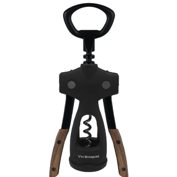 Tire-bouchon à bras Noir Bois, Vin Bouquet