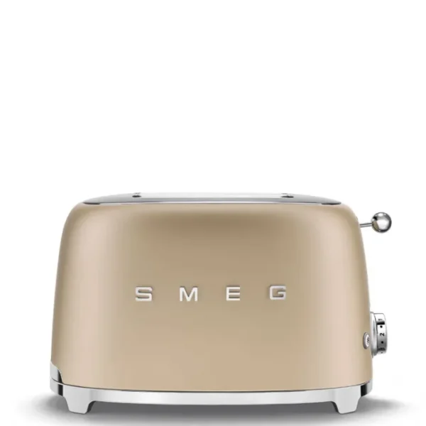 Toaster 2 tranches Années 50 Doré Mat, SMEG