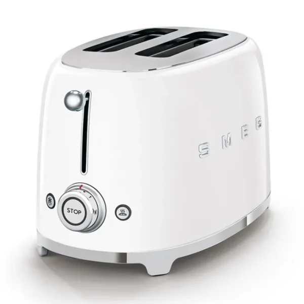 Toaster 2 tranches Années 50 Blanc, SMEG