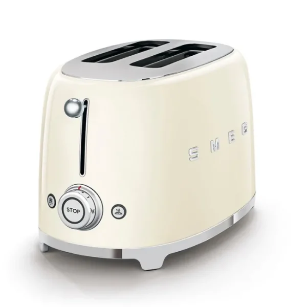 Toaster 2 tranches Années 50 Crème, SMEG