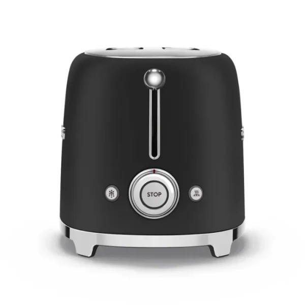 Toaster 2 tranches Années 50 Noir Mat, SMEG