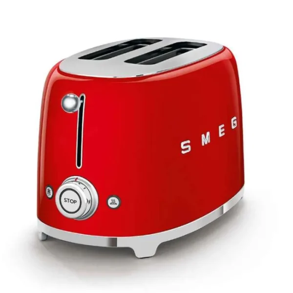 Toaster 2 tranches Années 50 Rouge, SMEG