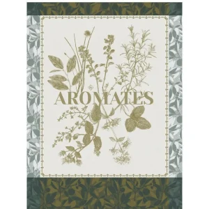 Torchon Aromates Thym, Le Jacquard Français