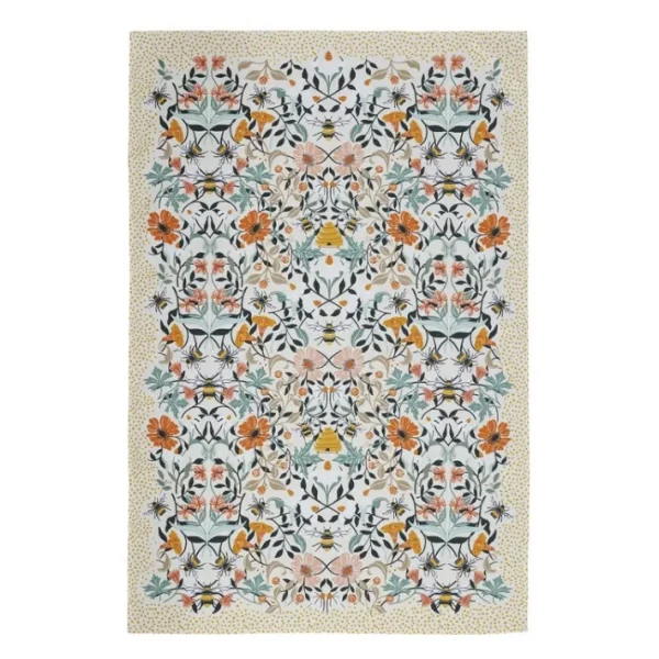 Torchon en coton Bee Bloom, Ulster Weavers