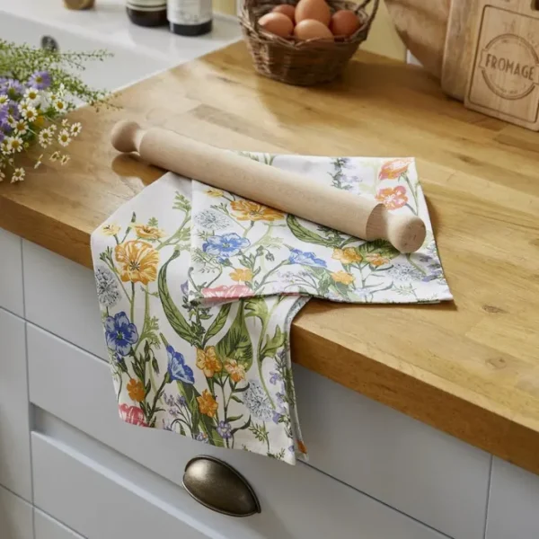 Torchon en coton Cottage Garden, Ulster Weavers
