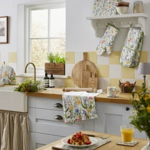 Torchon en coton Cottage Garden, Ulster Weavers