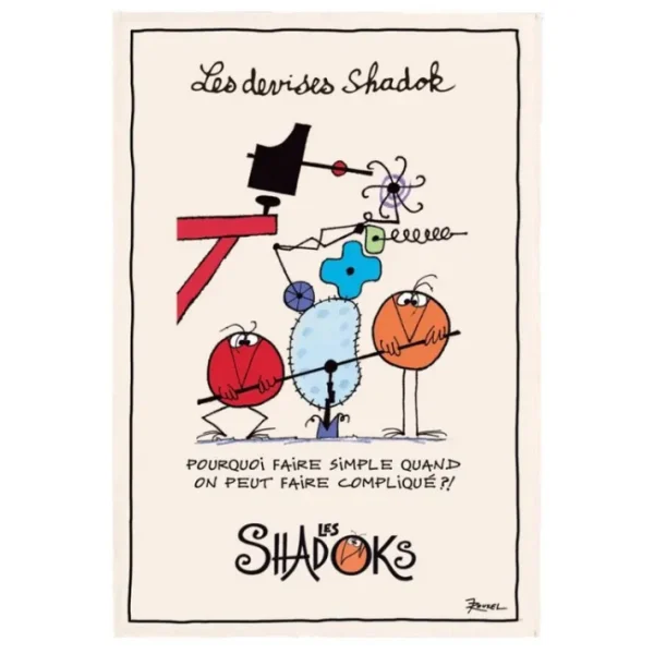 Torchon les Shadoks " Pourquoi faire simple ", Winkler