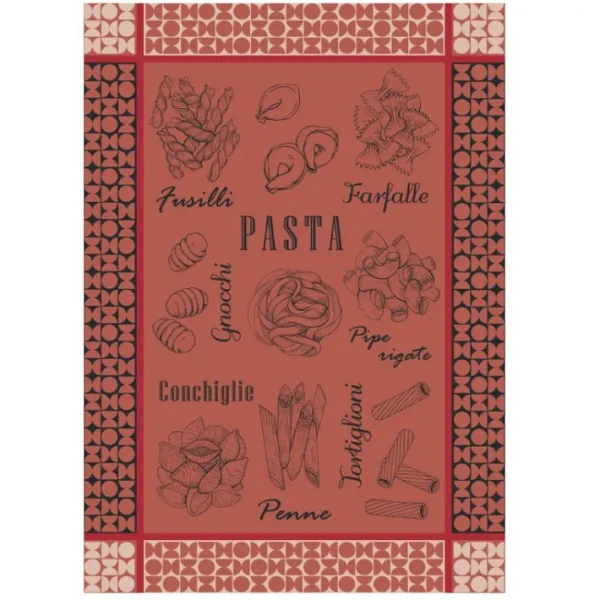 Torchon Pasta Rouge, Sud Etoffe