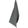 Torchon recyclé Billie noir/gris, Winkler