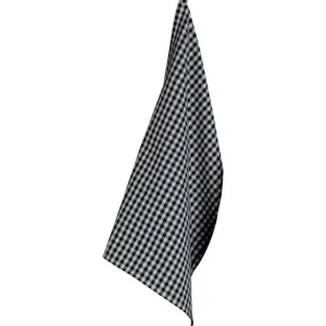 Torchon recyclé Billie noir/gris, Winkler