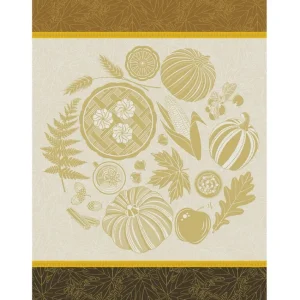 Torchon Thanksgiving, Le Jacquard Français