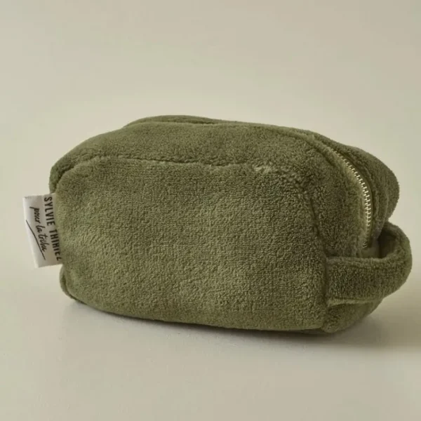 Trousse Polaire Kaki, Sylvie Thiriez