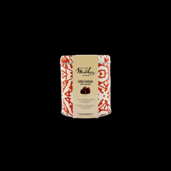 Truffes fantaisie au chocolat noir et aux brisures de crêpes croustillantes, Chocolat Mathez