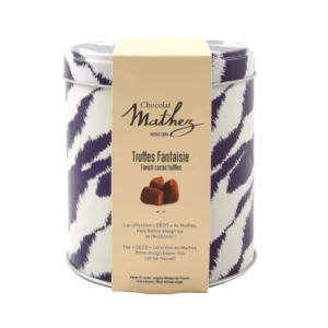 Truffes fantaisie au chocolat noir et au sel de Guérande, Chocolat Mathez