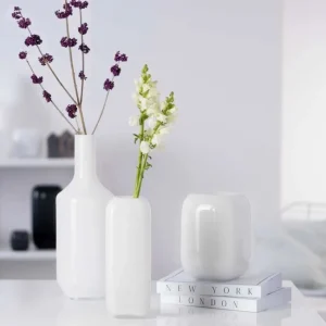 Vase Blanc Milano 27cm, Léonardo