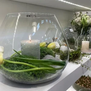 Vase en verre Convexa, Rasteli
