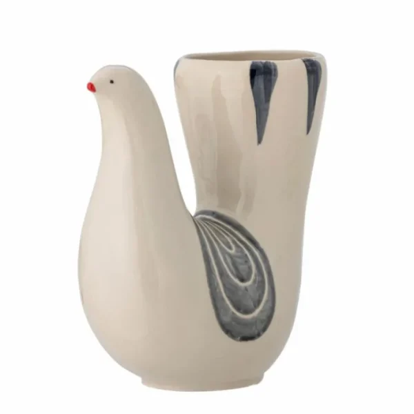 Vase Trudy blanc, Bloomingville